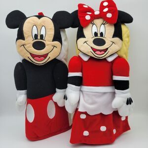 Disney Parks Mickey And Minnie Mouse LOT of 2 Pot Holders Collectible Kitchen